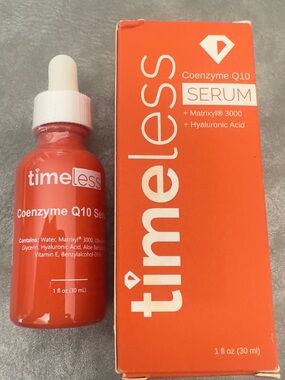Timeless Skin Care Coenzyme Q10 Serum + Matrixyl 3000 + Hyaluronic Acid  1 Oz